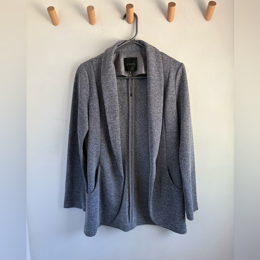 Dynamite Charcoal Gray Women's Blazer